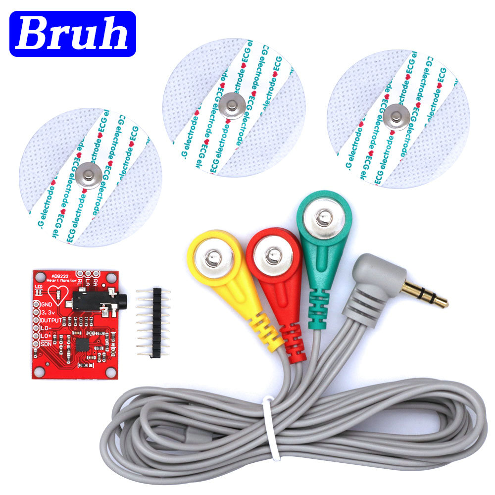 Muscle Sensor Emg - Sensor sinyal otot, Sensor EMG modul