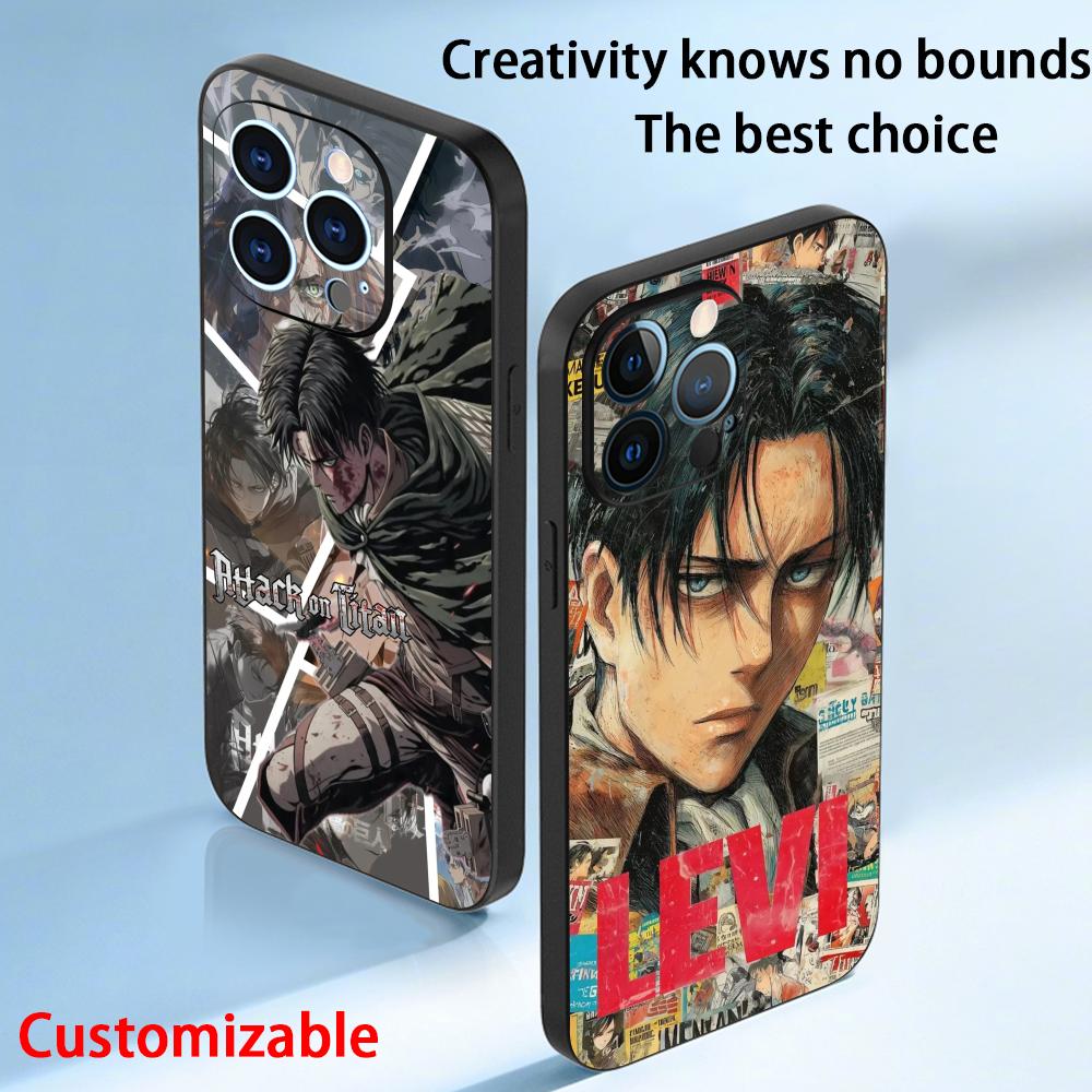 Apple Iphone 15 Pro Max - Casing HP Levi Ackerman Motif Anime