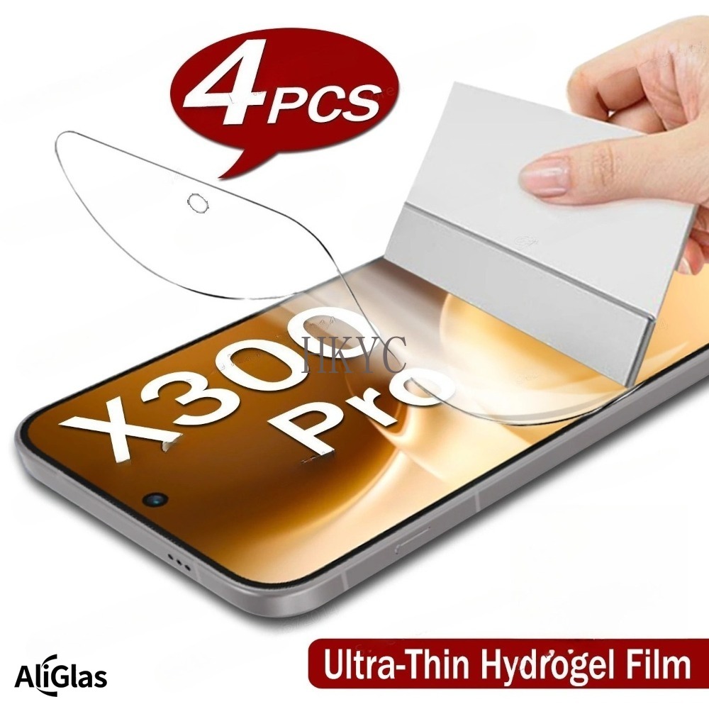 Vivo X200 - 4 Buah Film Hidrogel HD untuk