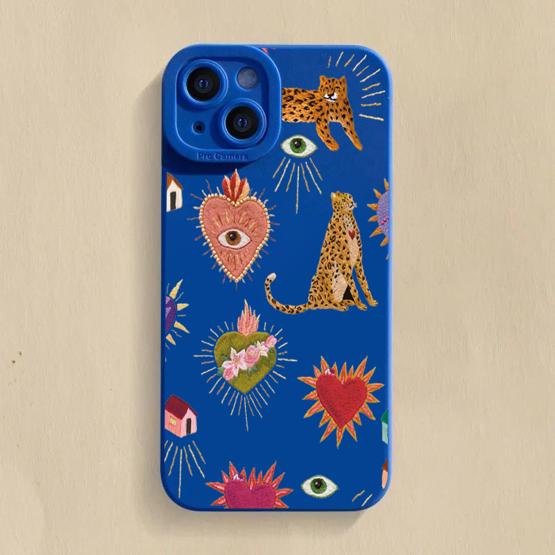 Casing Ponsel Motif Mata Leopa - Samsung Galaxy A55 ulasan dan harga