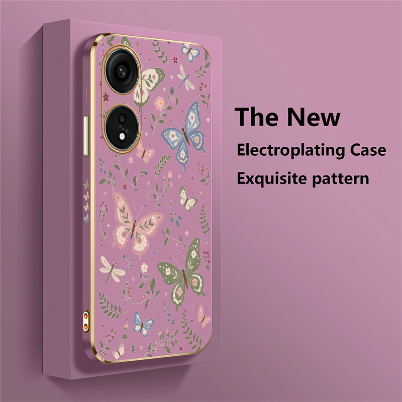 Casing Desain Kupu-Kupu Untuk  - Oppo A78 ulasan dan harga
