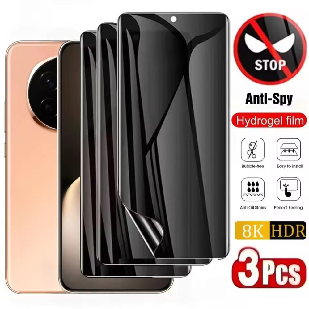 3Pcs Film Hidrogel Privasi Unt - Huawei Mate 60 ulasan dan harga
