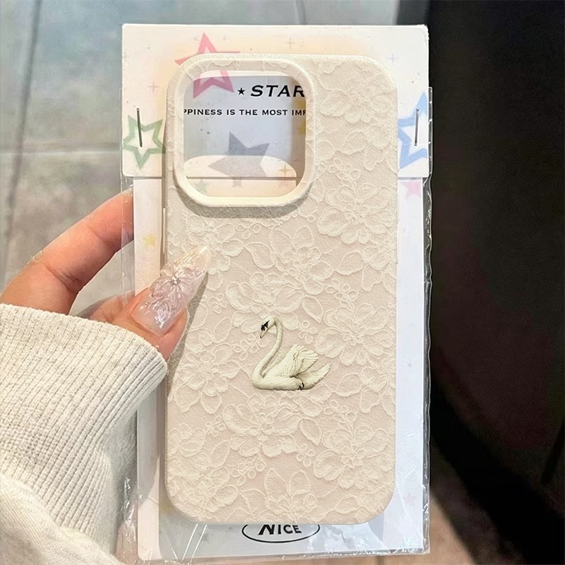 Casing Ponsel Motif Angsa Rend - Apple Iphone 15 Pro Max ulasan dan harga